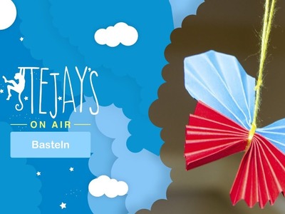 ????Wir basteln einen Deko Schmetterling ????. Coole Bastelanleitung für Kinder.????