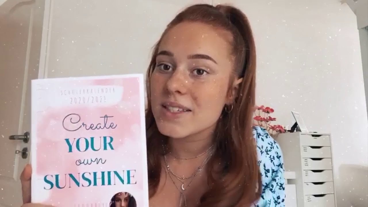 Buchtrailer: Schülerkalender 2020.2021 von Leoobalys - Create Your Own Sunshine