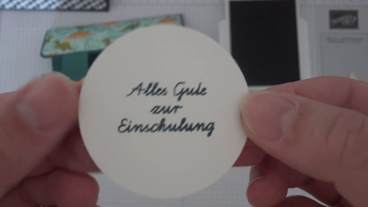 Einschulung mit Stampin Up und mit mir
