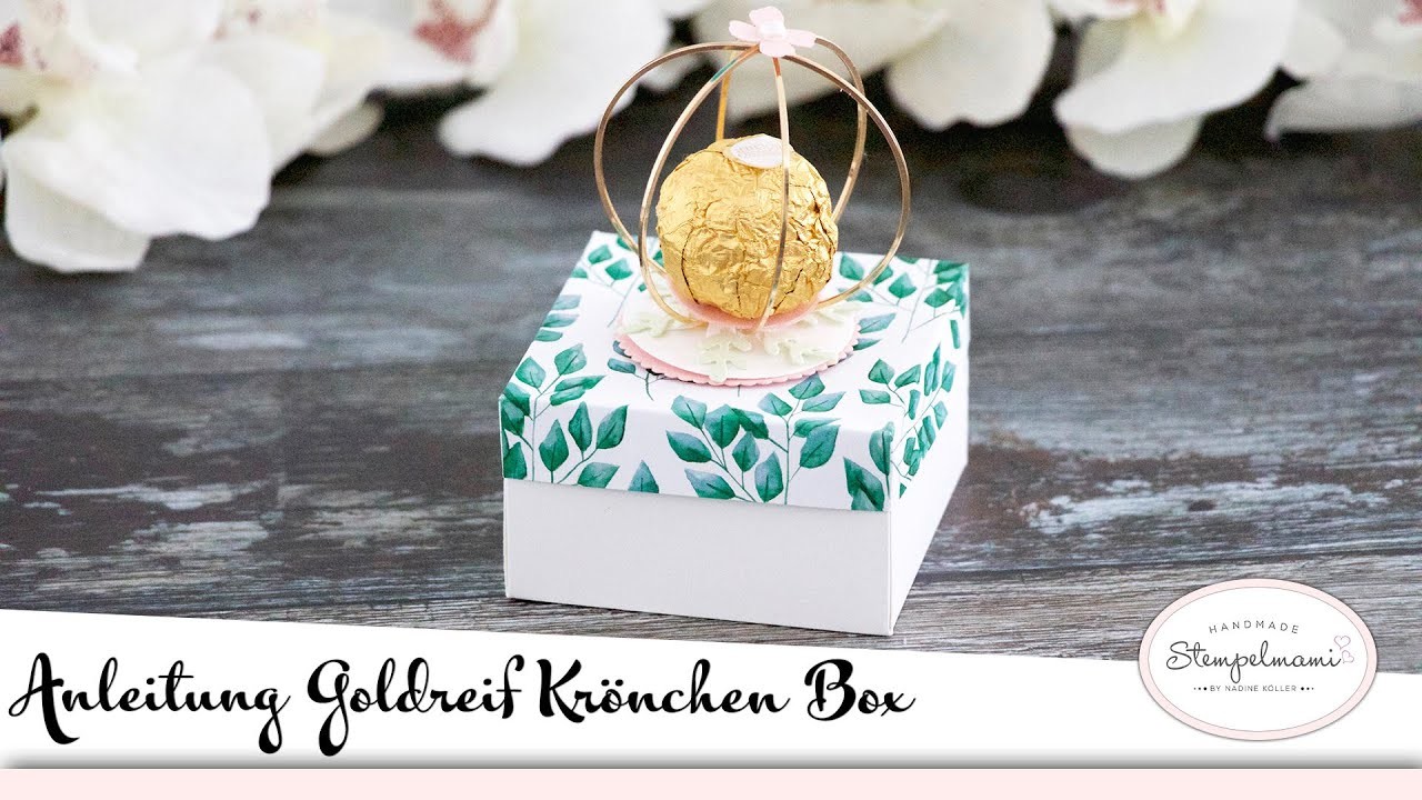 Goldreif Krönchen Box | Ewiges Grün | Produktpaket Für alle Zeit | Rocher Verpackung | Stampin' Up!