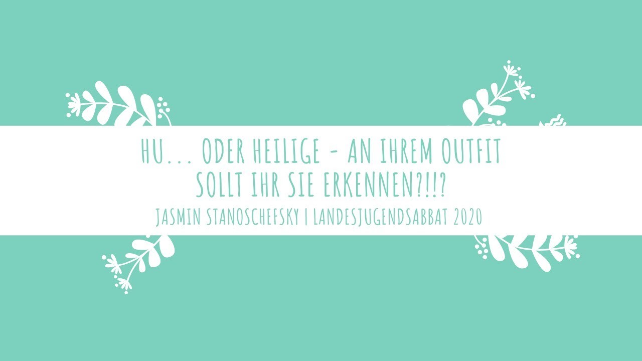 Jasmin Stanoschefsky: Hu. oder Heilige - an ihrem Outfit sollt ihr sie erkennen?!!? | LJS 2020