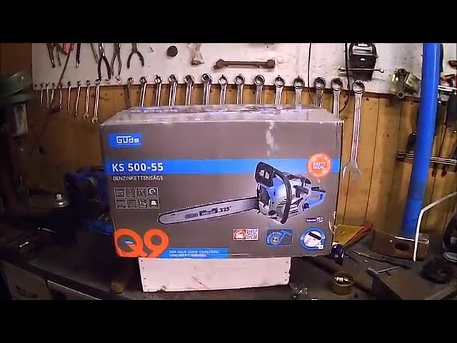 Meine Neue Motorsage ist da! Eine Güde KS 500 - 55!