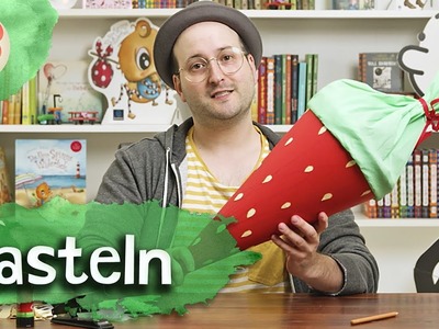 Wie bastelt man eine Schultüte? Vorlage Zuckertüte I Petronella Apfelmus