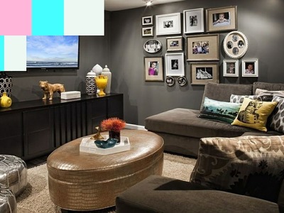 Wohnzimmer deko grau