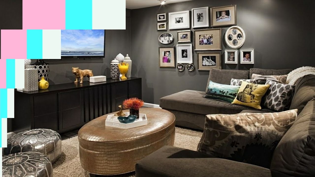 Wohnzimmer deko grau