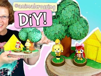 Animal Crossing DiY DIORAMA ???????? baue deine ANIMAL CROSSING Insel ????☀️ Laubbaum  Geldbaum Nintendo diy