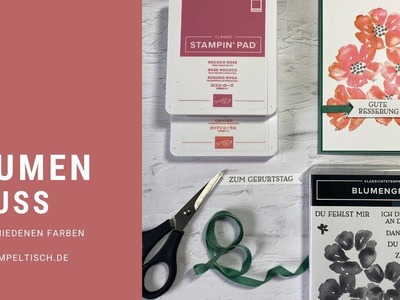 Blumengruß Karten mit Stampin´Up!