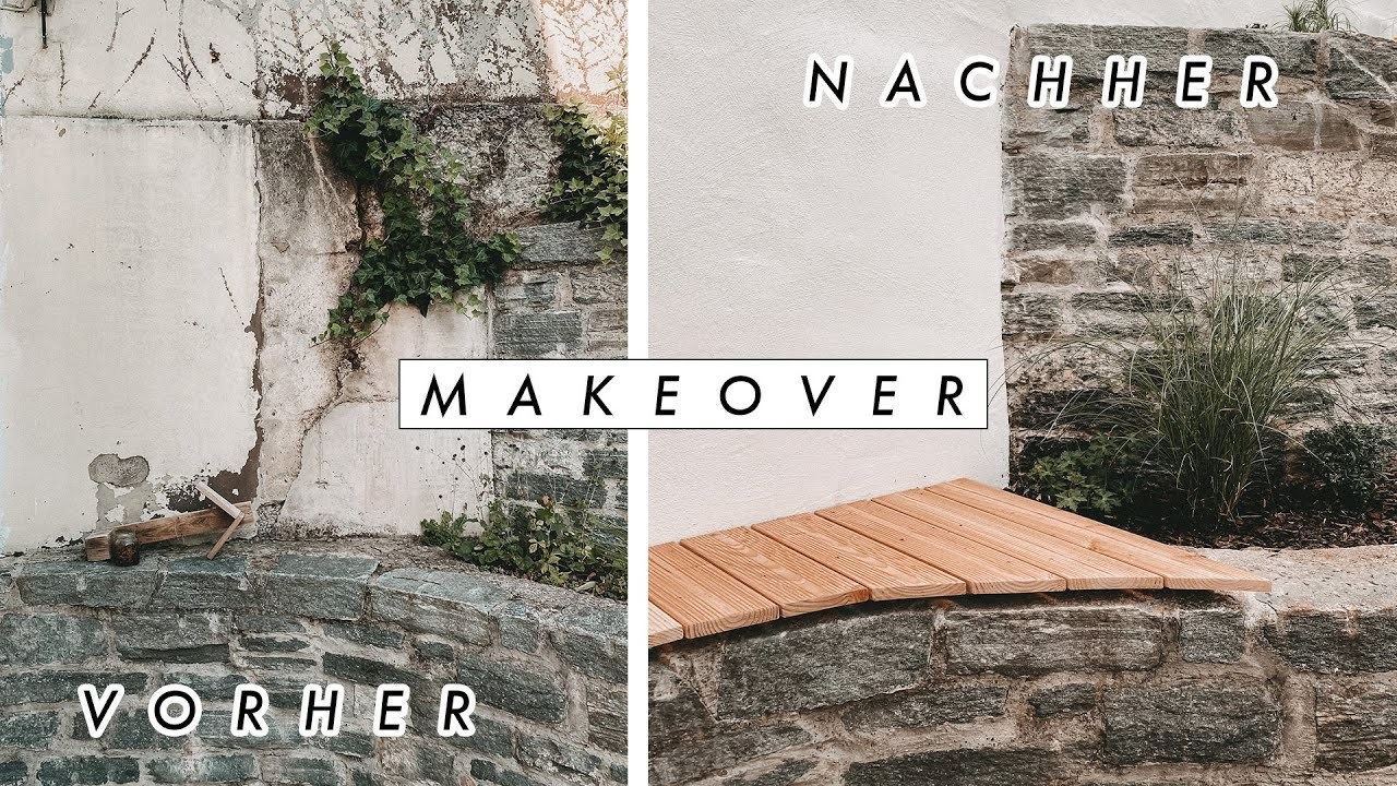 DIY Garten Makeover - Beet anlegen + Sitzecke aus Holz selber bauen | EASY ALEX