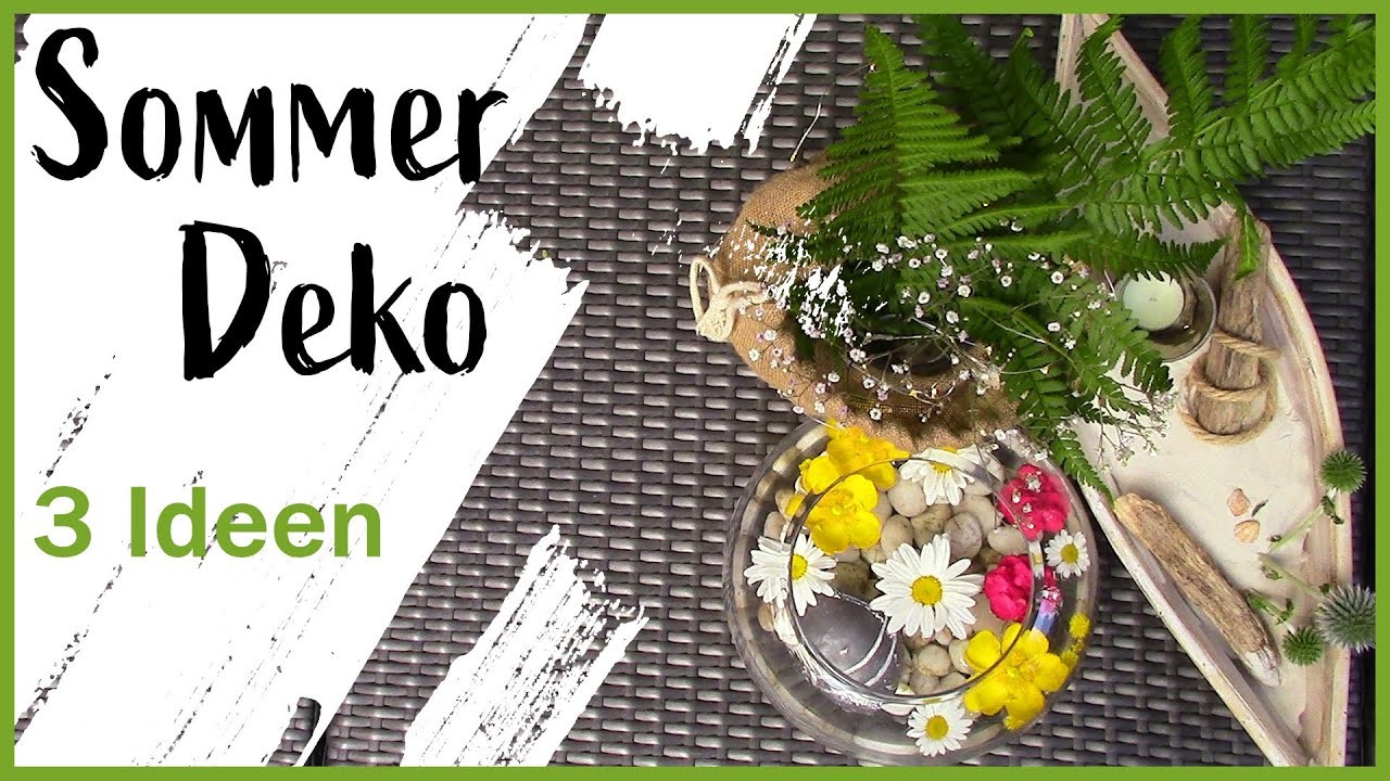DIY - SommerDeko I 3 Ideen für dein Zuhause