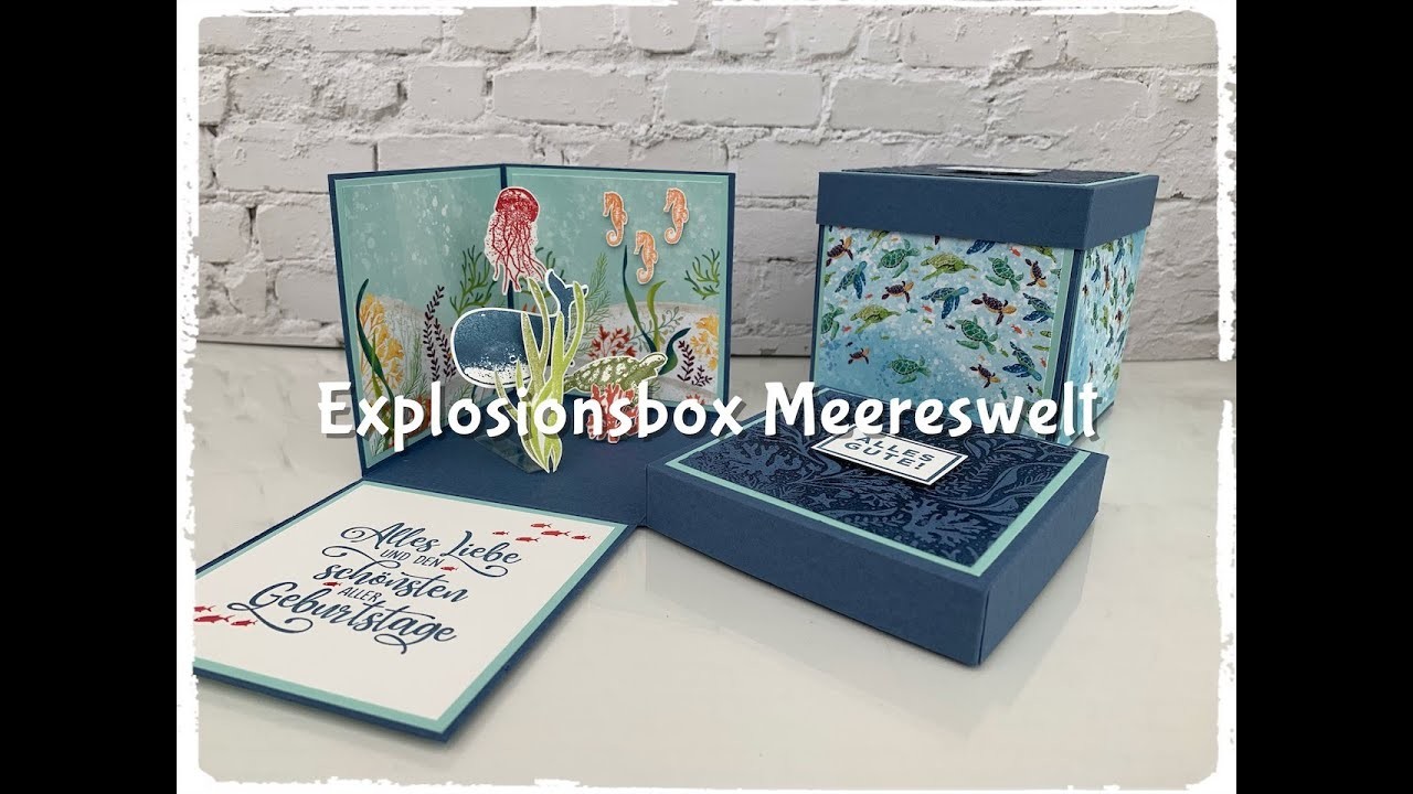 Explosionsbox Meereswelt - Stampin´up!