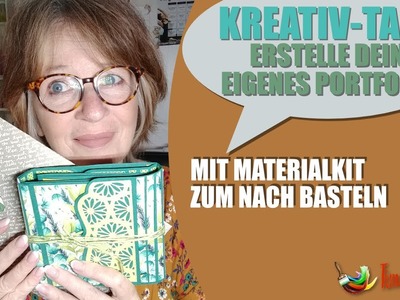 Kreativ Talk 6 | Meine gebastelte Visitenkarte.Portfolio als Buch | Materialkit zum Nachbasteln