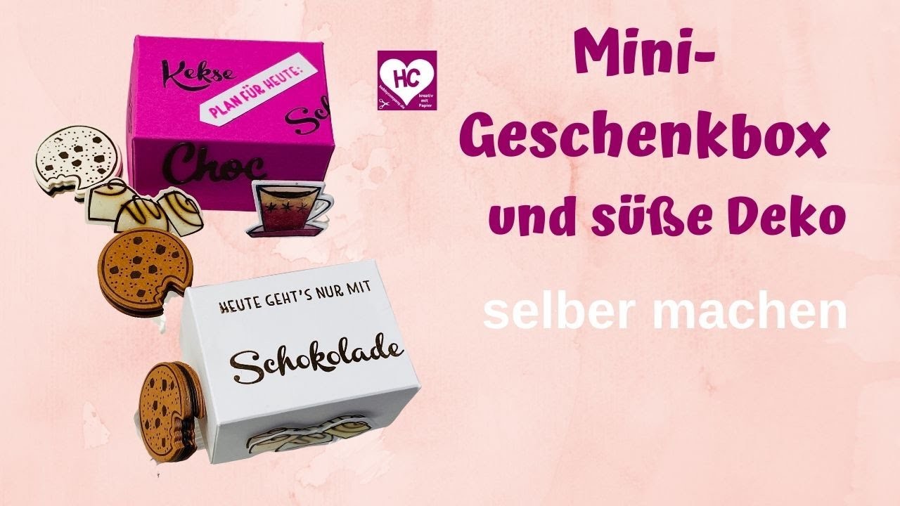 Mini-Geschenkbox Anleitung
