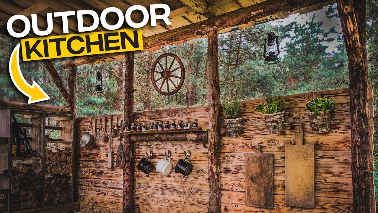 Outdoor Kitchen selber bauen - rustikale Küchenwand - Folge 007 - Tom Siesing
