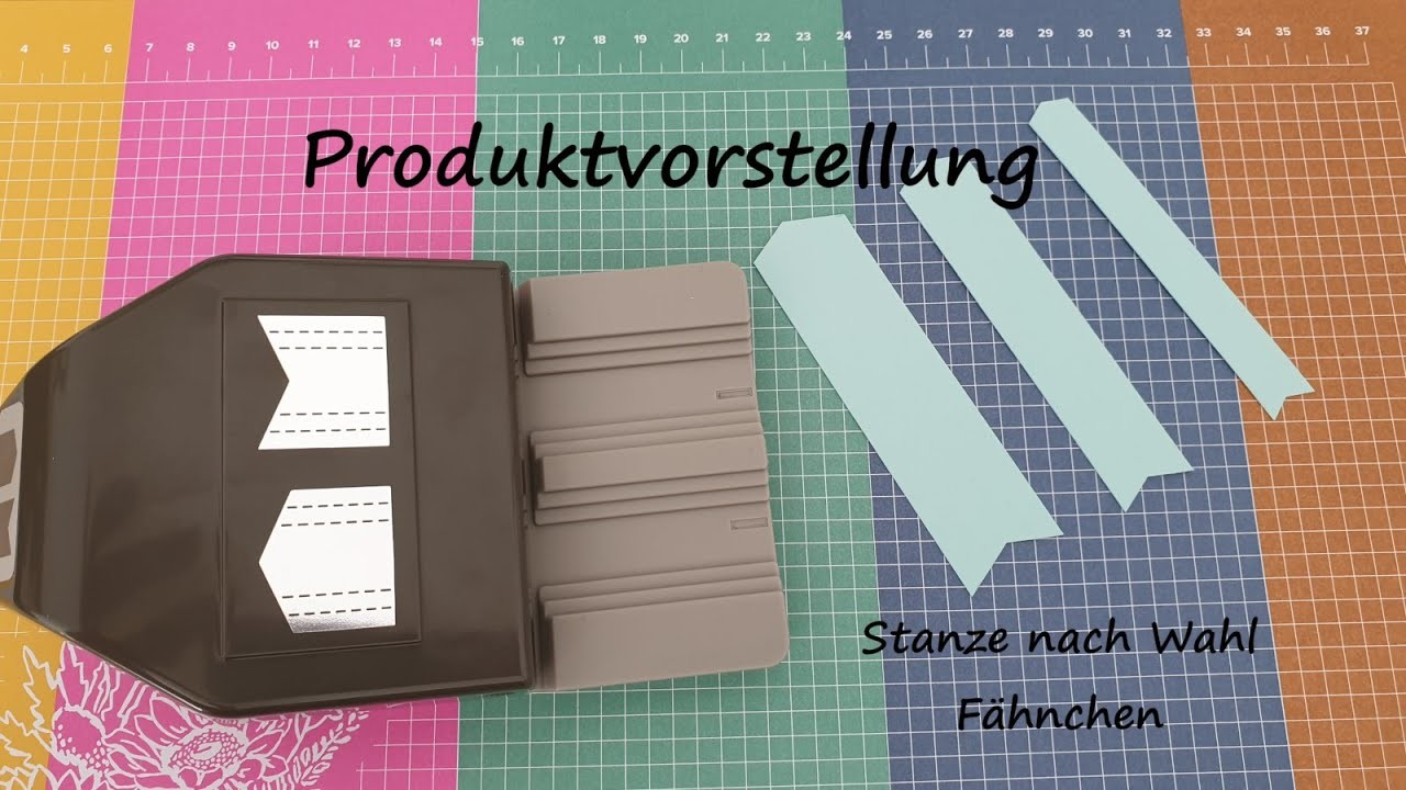 Produktvorstellung Stanze nach Wahl Fähnchen. Stampin' up!