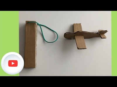Schleuder - Flitsche basteln - Flugzeug Weitwurf -Basteln mit Kindern -Spielzeug bauen- Slingshot