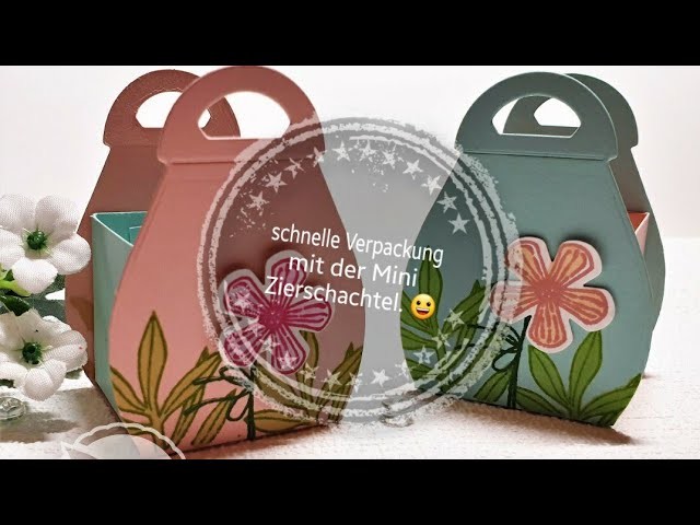 Schnelle Verpackung - Mini-Zierschachtel - mal anders