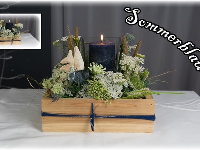 Sommerdeko, Sommerblau | blue- white little maritim deco