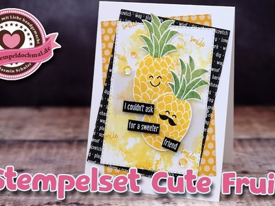 Tutorial: Ananaskarte mit Produkten von Stampin' Up!