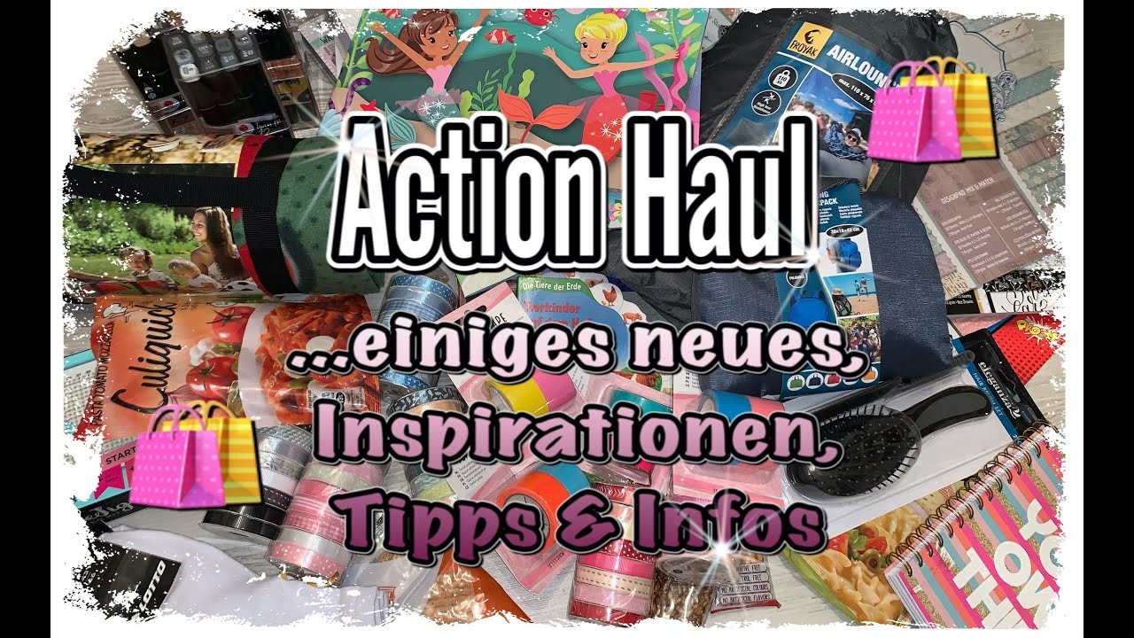 Action Haul (deutsch) neue Sachen, Inspiration und tolle Tipps!! Scrapbook basteln mit Papier DIY