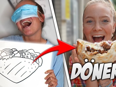 ALLES ESSEN was du BLIND zeichnen kannst! ✏️???? |CARAMELLA