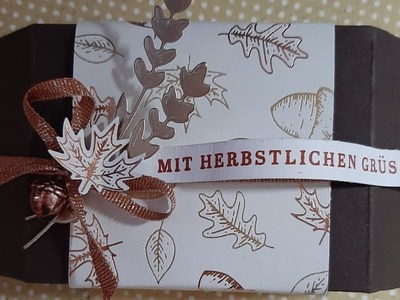Beautifil autumn gift box. herbstliche Steckschachtel Stampin Up  [ Dauerwerbung ]