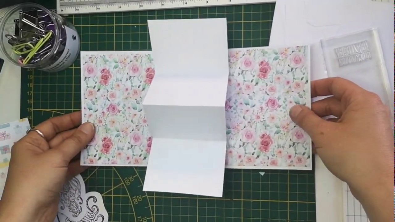 DIY Kartenbasteln Foto PopUp scrapbook