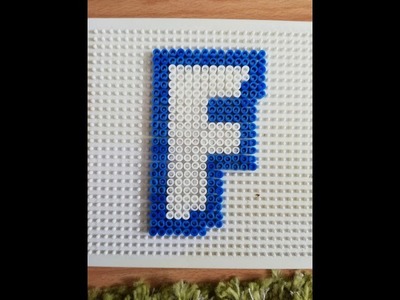 Fortnite logo in Bügelperlen