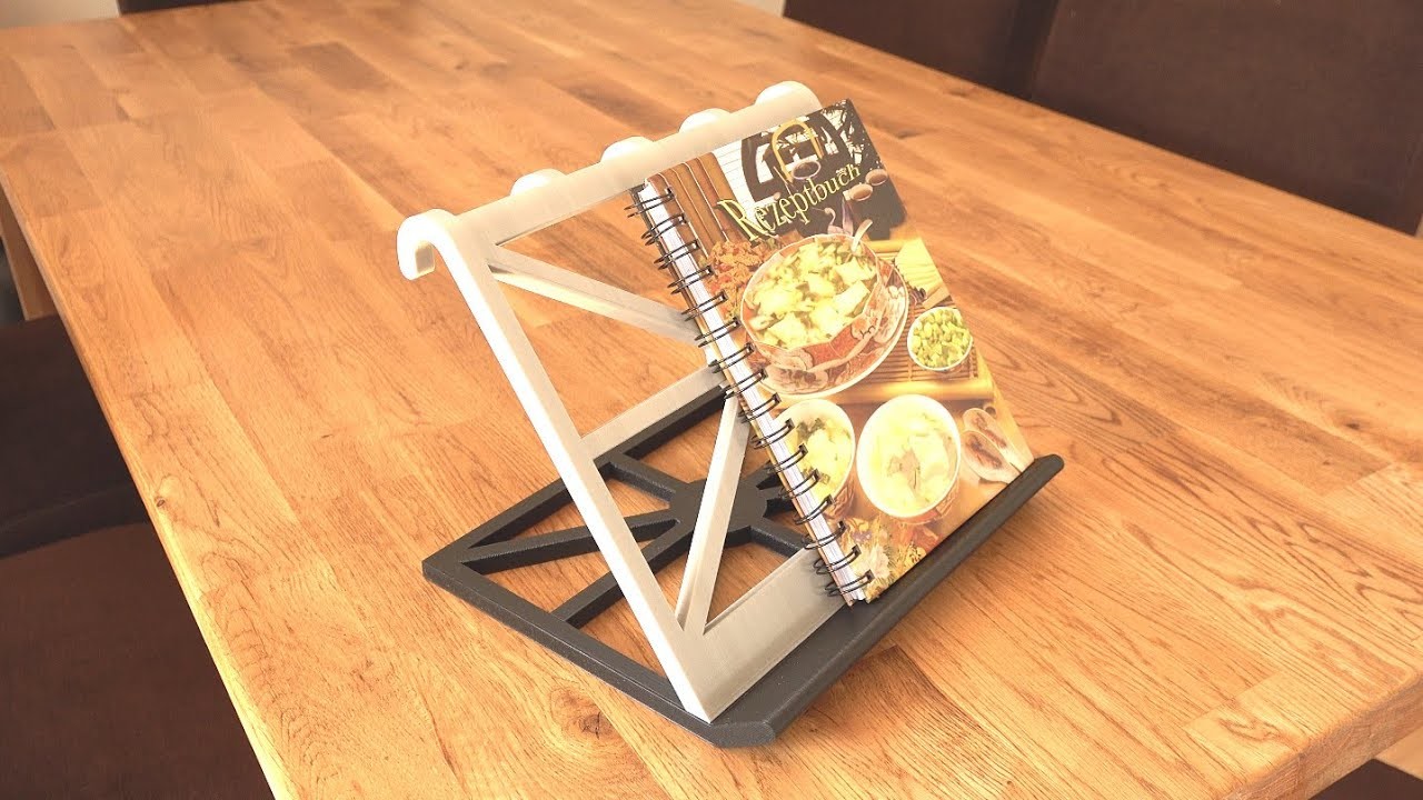 Kochbuchständer Buchständer 3D Druck - DeltiQ XL Trilab