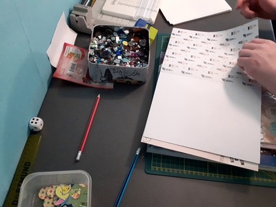 Papier blöcke vom Action haul genauer zeigen