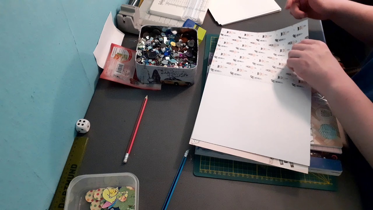 Papier blöcke vom Action haul genauer zeigen