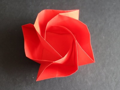Rosen Schachtel selber basteln mit Papier für Geschenk zur Hochzeit, Geburtstag & Valentinstag [W+]