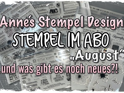 Stempel im Abo-Anne´s Stempel Design neues im Shop, Karten basteln, Scrapbook basteln mit Papier DIY