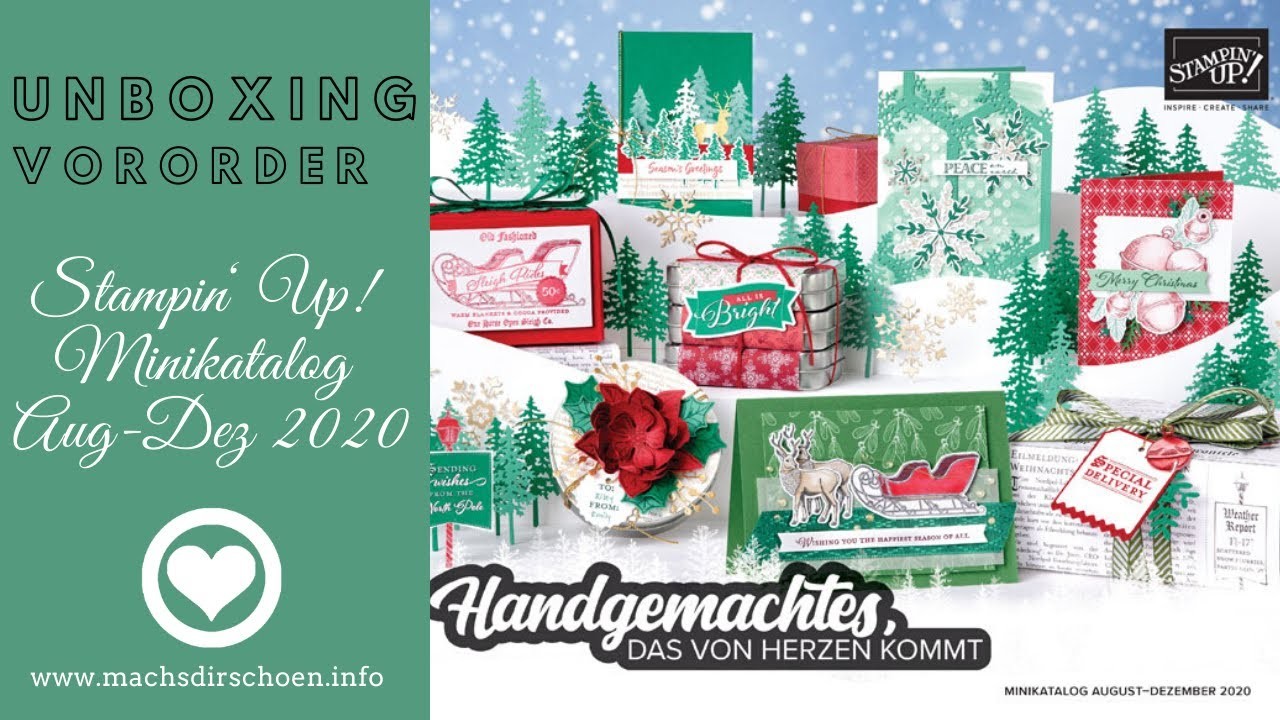 Unboxing - meine Vorbestellung aus dem Stampin' Up! Minikatalog Aug-Dez 2020 mit Unterstützung :)