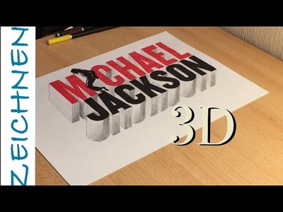 3D Michael Jackson zeichnen lernen für anfangen