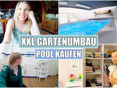 4 Meter Pool ????????‍♀️ Großer Gartenumbau & Familien Zeit | Isabeau
