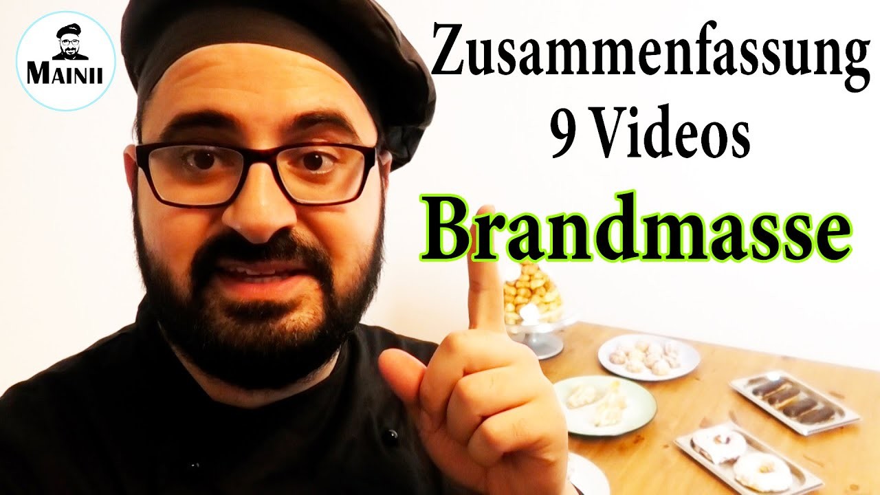 Brandmasse I Brandteig selber machen. Windbeutel-Rezepte selber machen. Mainii