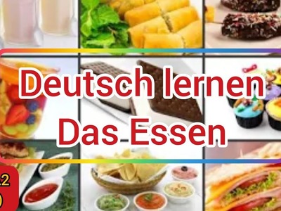 Deutsch lernen A1, A2. Das Essen