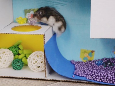 DIY. my funny hamster in the maze TETRIS. хомяк в лабиринте Tetris