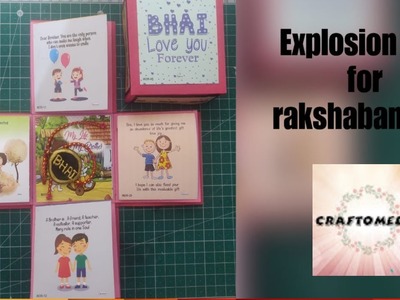 Diy raksha bandhan special explosion box | Explosion box for rakhi