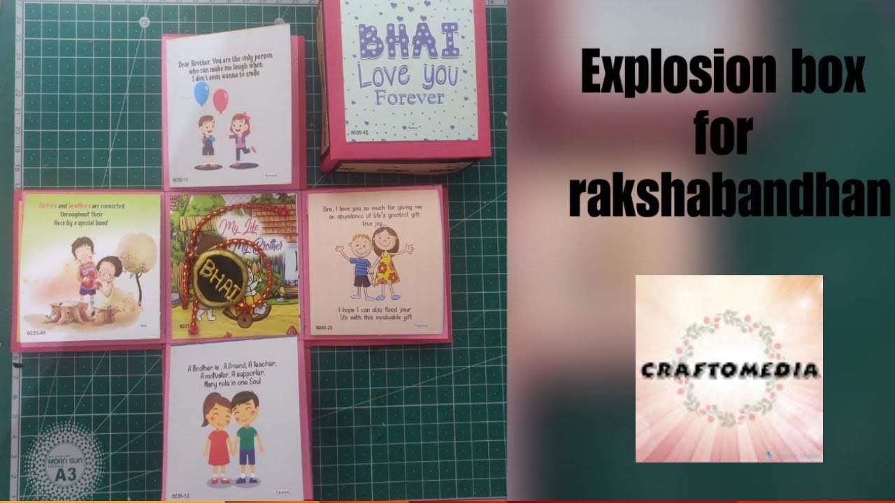 Diy raksha bandhan special explosion box | Explosion box for rakhi