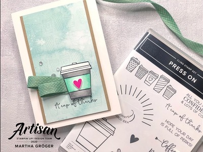 ☕️ Einladungskarte zum Kaffee | DIY | Stampin‘ Up!