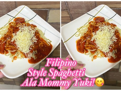 Filipino Spaghetti Sauce Recipe Super Easy At Masarap Magugustuhan Ng Lahat!???? | YukiCookVlog