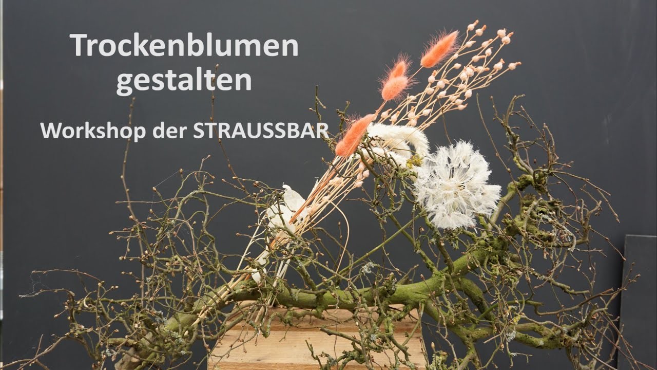 Gestalten mit Trockenblumen - Deko-Ideen, Lernen von Profis, Kurse, Workshops Floristik in Hamburg