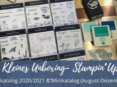 ⚓️ Kleines Unboxing. Auspackvideo - Stampin’Up! Jahreskatalog 2020 & Minikatalog 2020 (Aug.-Dez.)