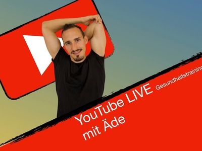 LIVE Gesundheitstraining mit Äde 25.07.20; Ruhiges Aufwärmen, leichtes Dehnen und Rückenübungen