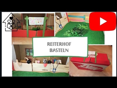 Reiterhof in der Box selber machen????|Playmobil| DIY| Familie Bastelstein