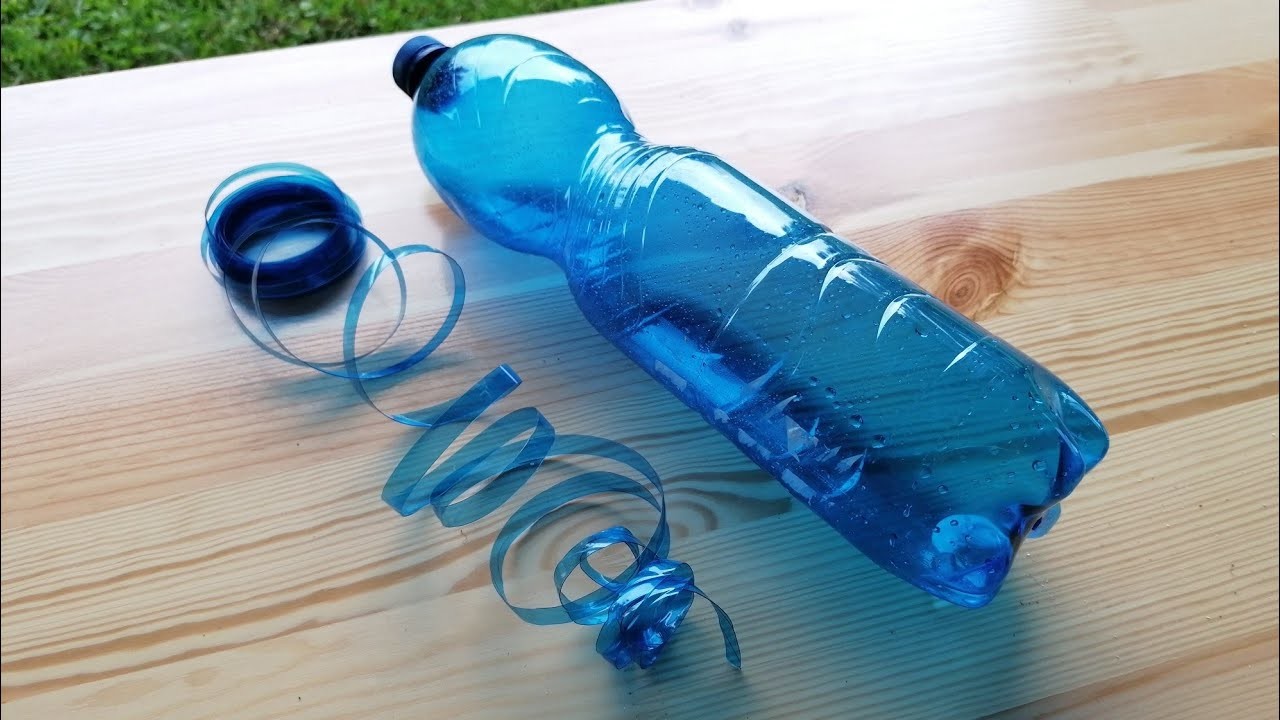 Stabiles Seil aus Plastik Flaschen herstellen!. Bushcraft Recycling