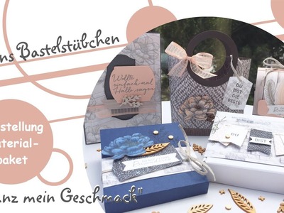 Vorstellung Materialpaket "Ganz mein Geschmack" zum Basteln mit Produkten von Stampin´ Up!