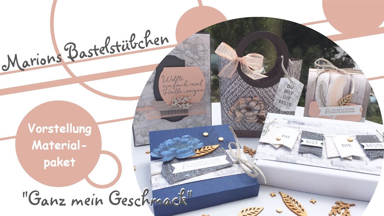 Vorstellung Materialpaket "Ganz mein Geschmack" zum Basteln mit Produkten von Stampin´ Up!