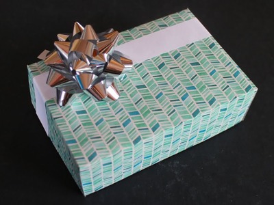 Geschenk Schachtel selber basteln mit Papier für Geburtstag, Weihnachten & Hochzeit [W+]